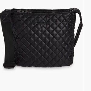 MZ Wallace Black Quilted Crossbody Bag